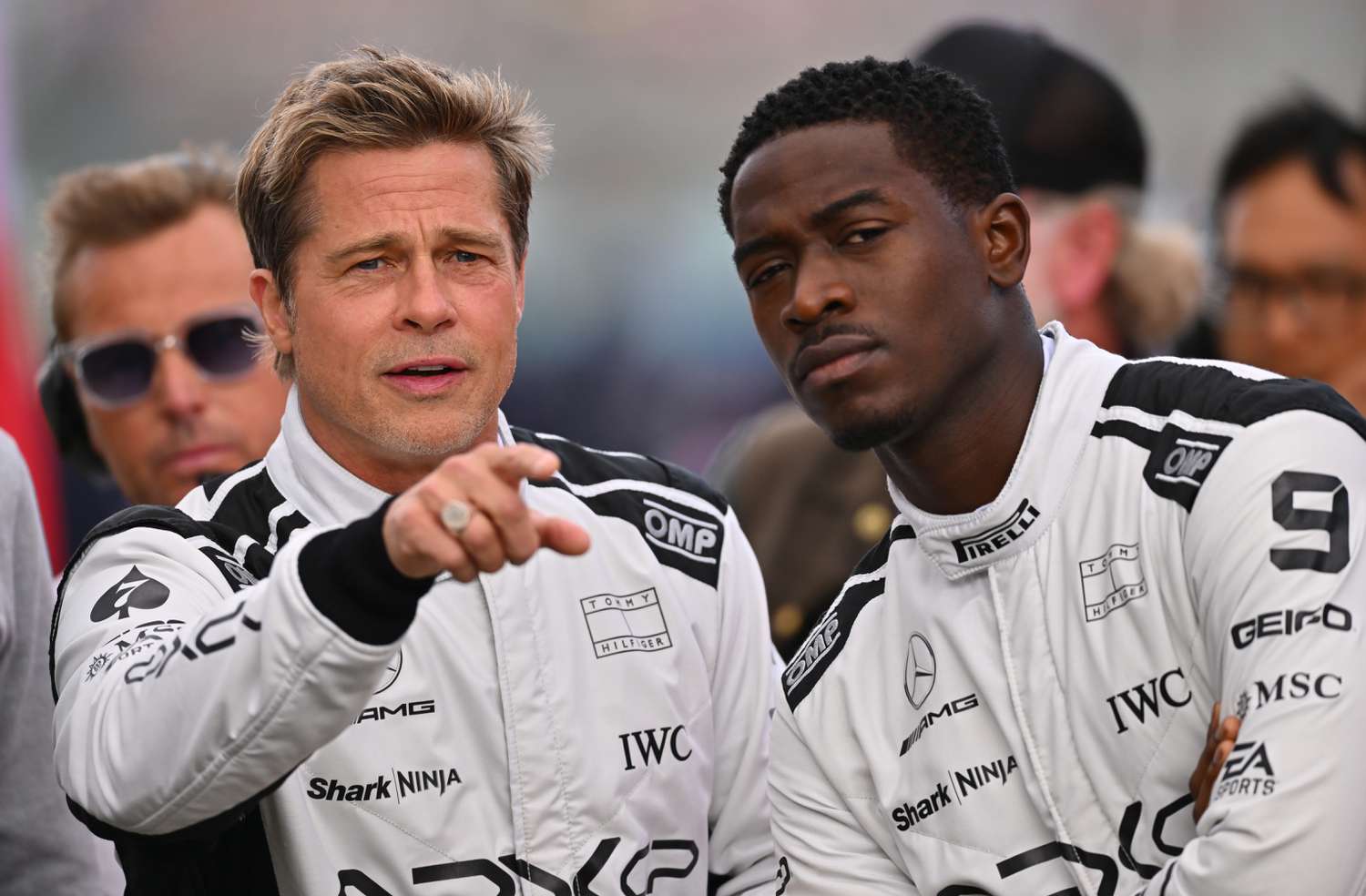 Brad Pitt and Damson Idris For F1 Movie 2025: People